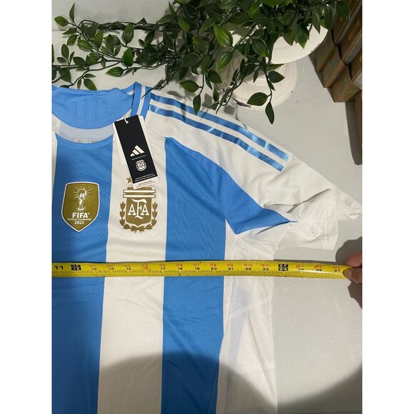 Argentina National Team FIFA 2022 Blue &White Jersey Adidas Heat.Rdy Slim Fit XL - Picture 10 of 16